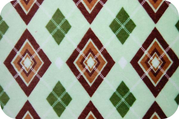 Argyle Cuddle Mint/Brown Argyle Cuddle Mint/Brown